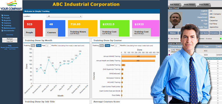 employee training tracking scheduling image