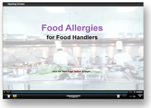food allergies online training image
