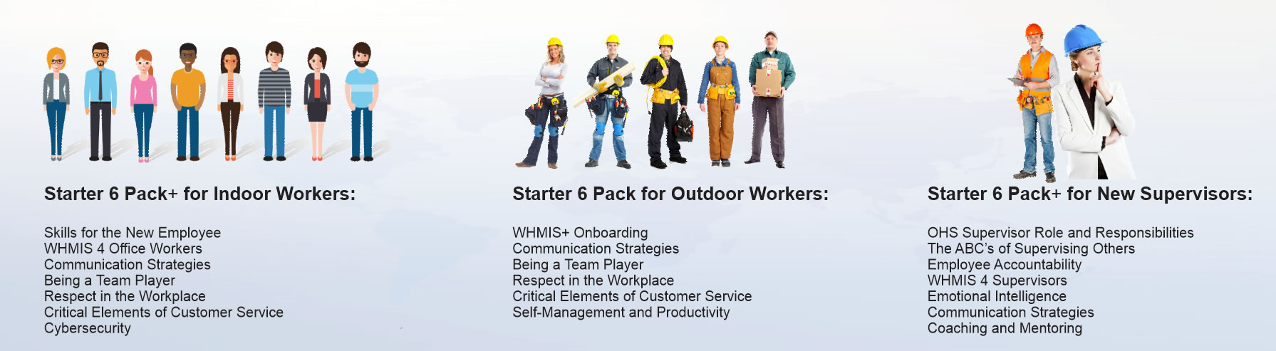 6pack courses for new workers